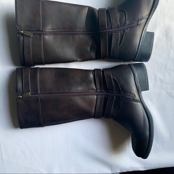 sold //! reaction by kenneth cole brown calf boots - Picture 3 of 6